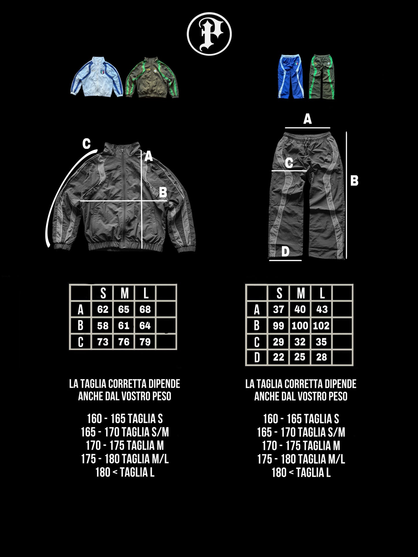 ITALY TRACK PANTS