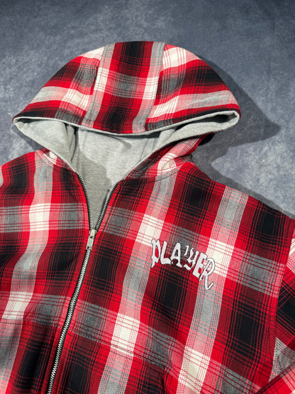 GREY REVERSIBLE HOODIE