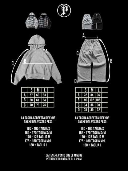 GREY BAGGY SWEATPANTS