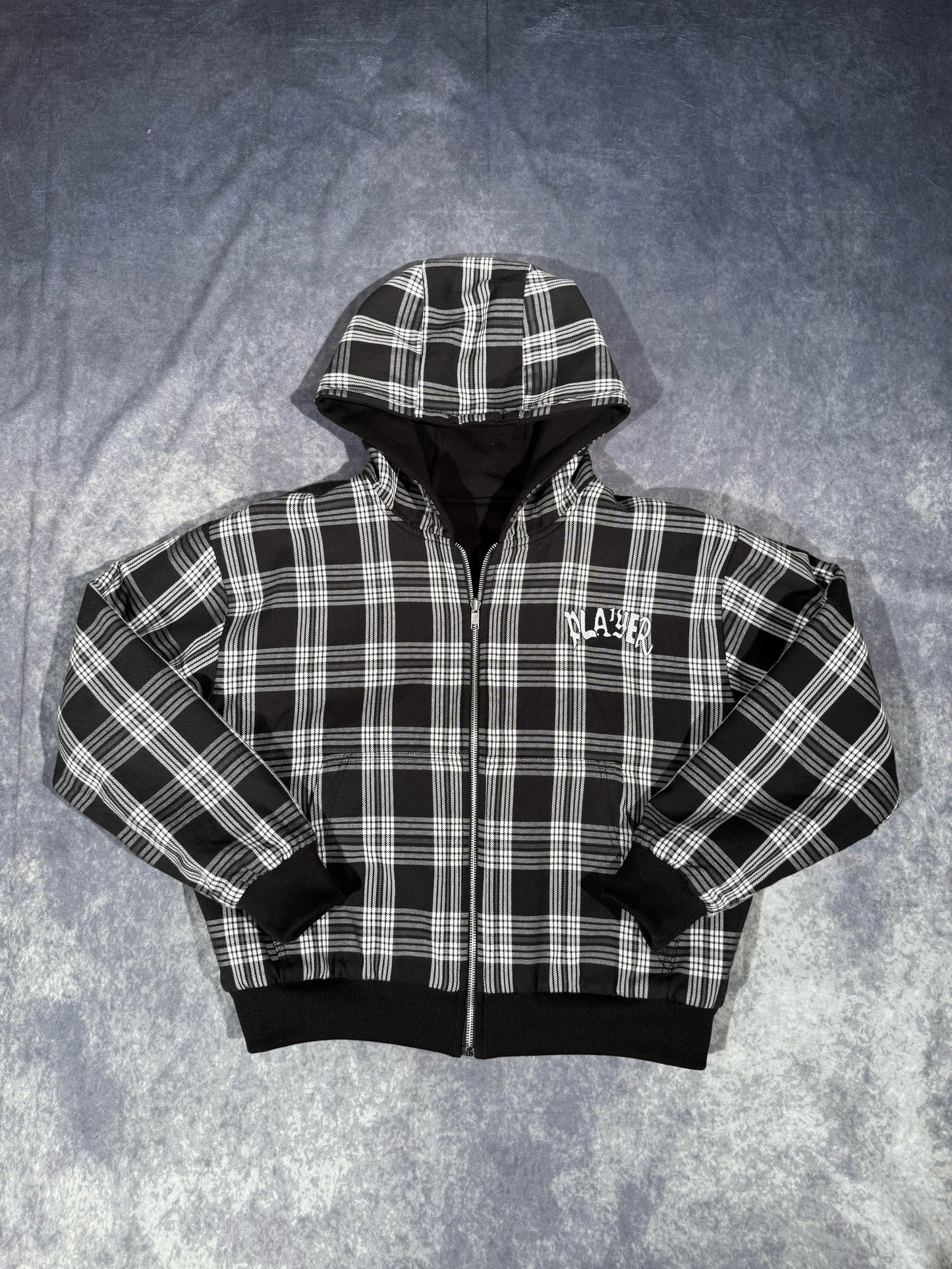 BLACK REVERSIBLE HOODIE