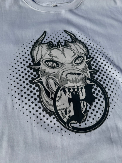 GREY BOXY TEE
