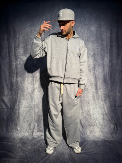 GREY REVERSIBLE HOODIE