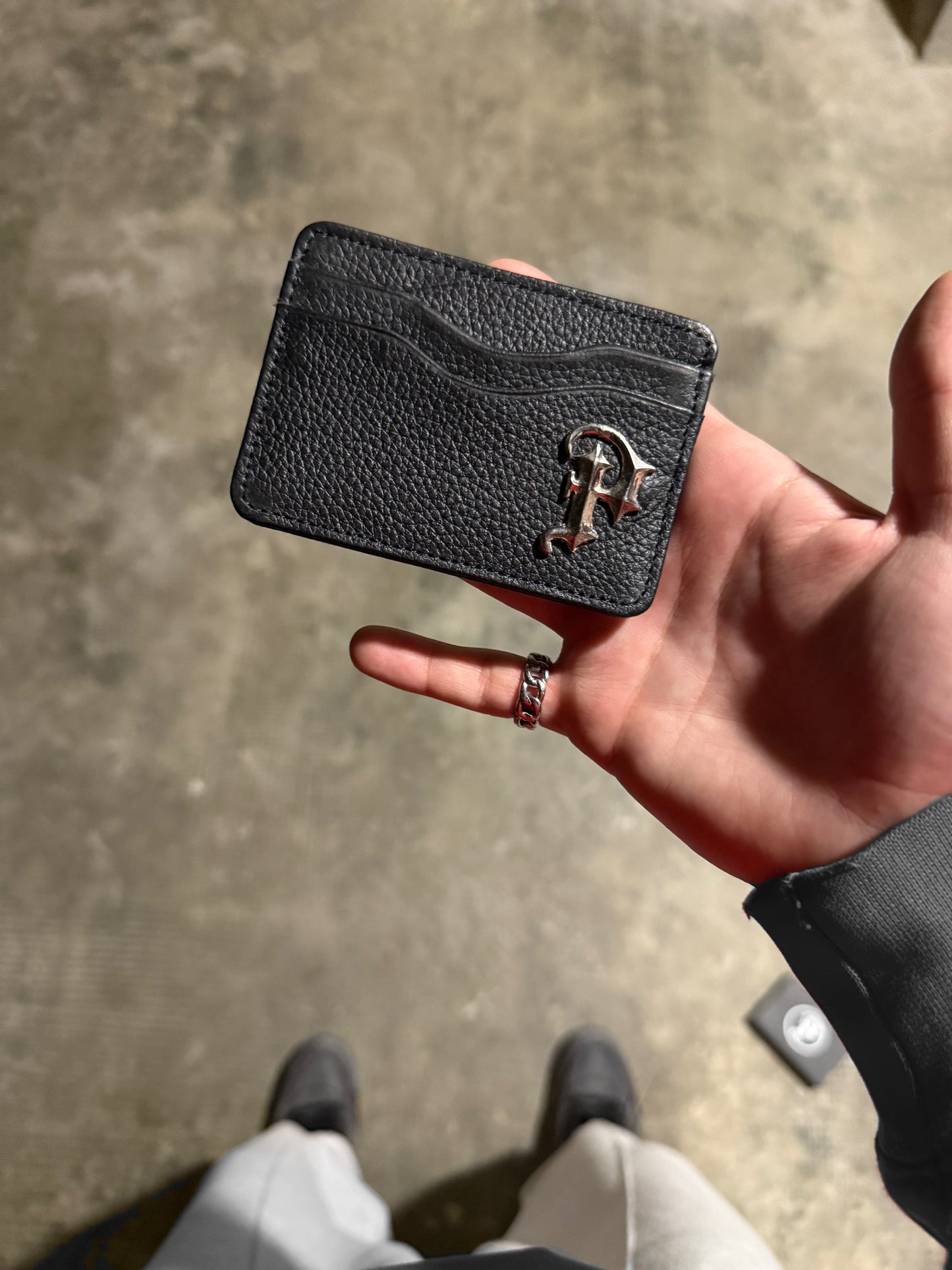 LEATHER CARD HOLDER