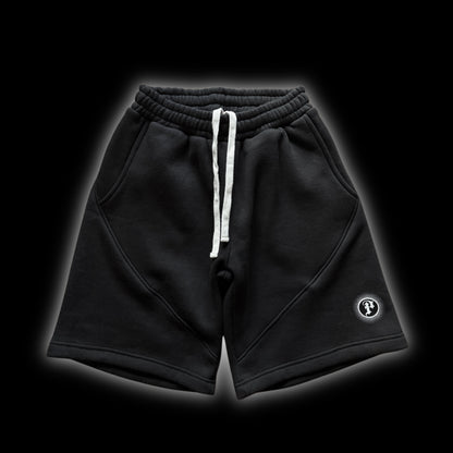BLACK SWEAT SHORTS