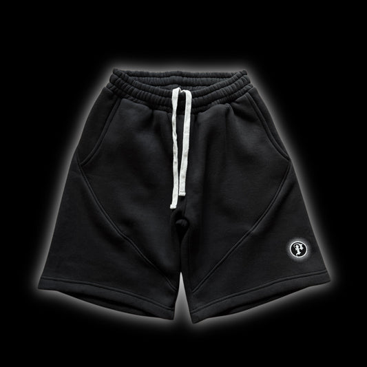 BLACK SWEAT SHORTS