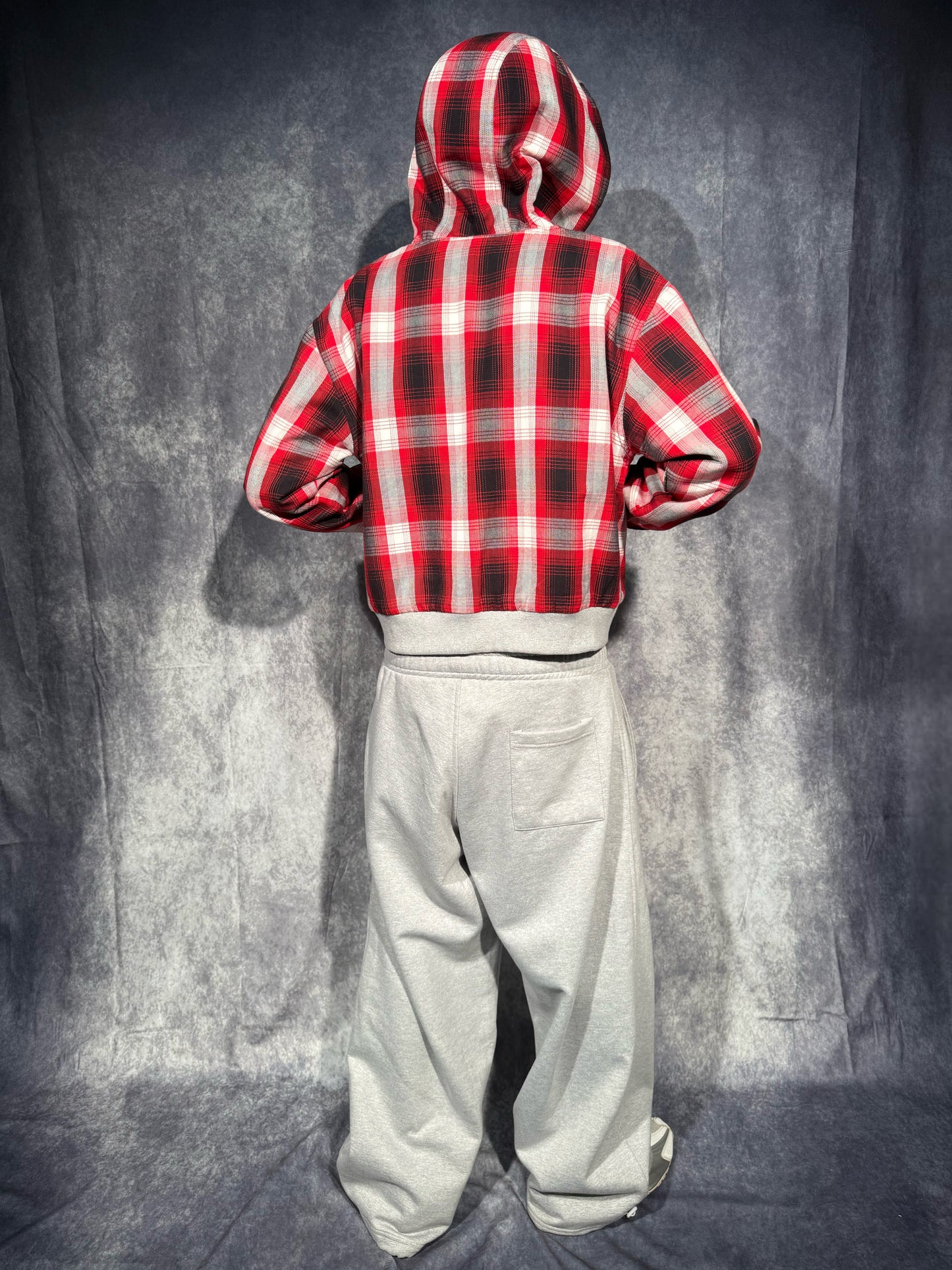 GREY DOUBLE WAIST JOGGERS