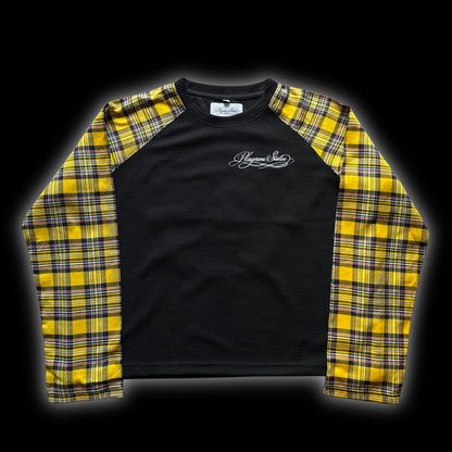 YELLOW PLAID LONGSLEEVE