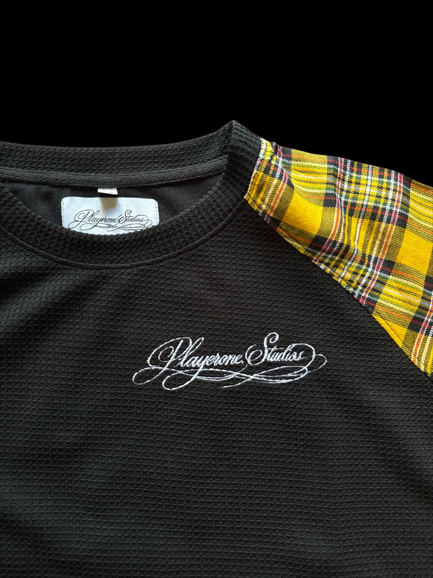 YELLOW PLAID LONGSLEEVE
